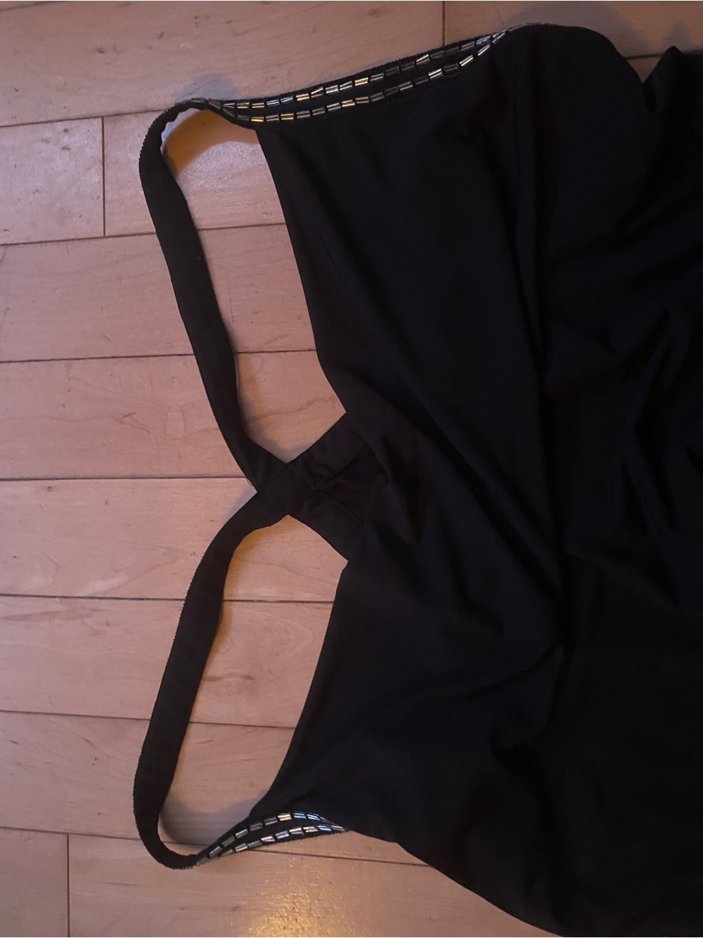 BLACK FOLDOVER DRESSES GUESS - Picture 3 of 4